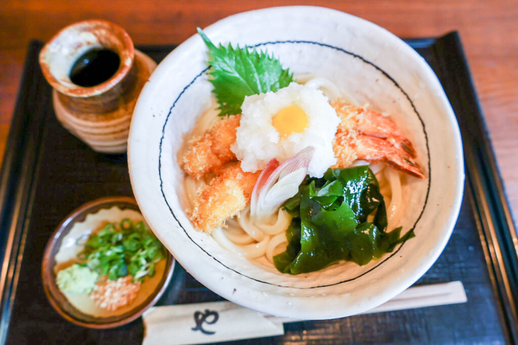 蒲郡のうどん屋手打ちうどんやをよし